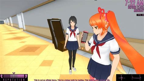 yandere simulator jeu.